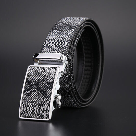 Rattler Genuine Leather Belt