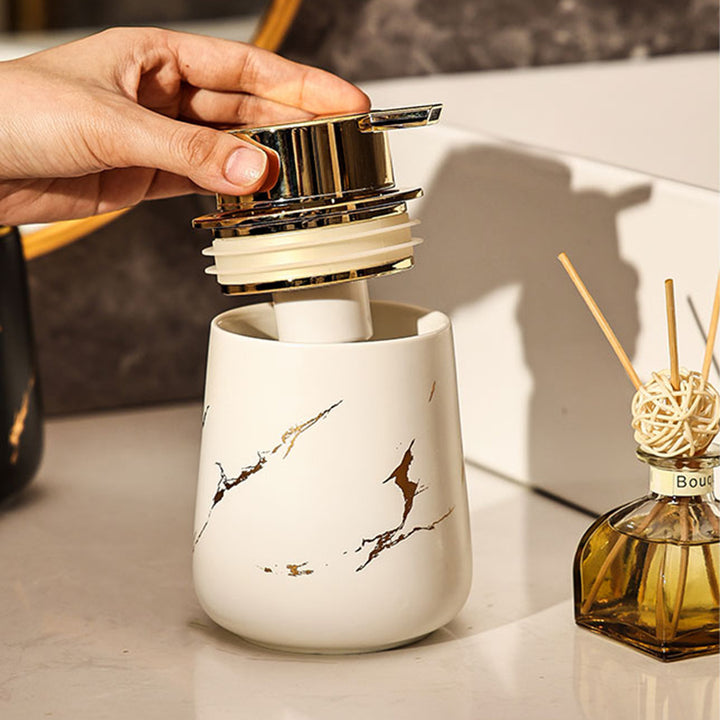 Golden Marble Soap Dispenser